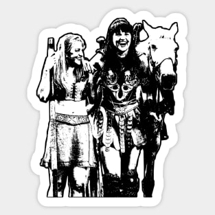 Xena, Gabrielle & Argo Sticker